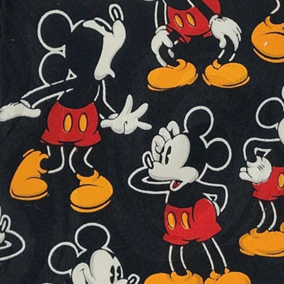 Mickey Mouse Tie Black AOP Novelty Necktie Disney Mickey Inc Dad Classic Cartoon - Picture 3 of 5